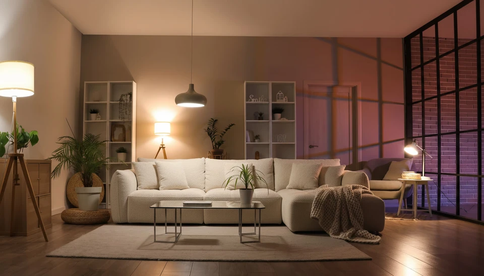 Scène de restaurant avec serveuse en tablier gris prenant commande auprès de deux clients souriants assis à table